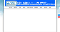 Desktop Screenshot of kocagulmuhendislik.com